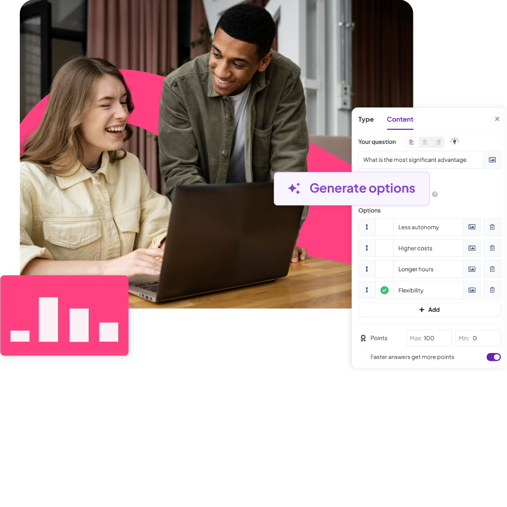 AhaSlides-Funktion: Quizfragen mit Hilfe von KI erstellen